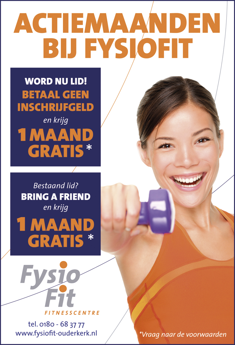 Actiemaanden advertentie Fysiofit